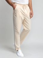Sea Side Linen Trousers - Beige