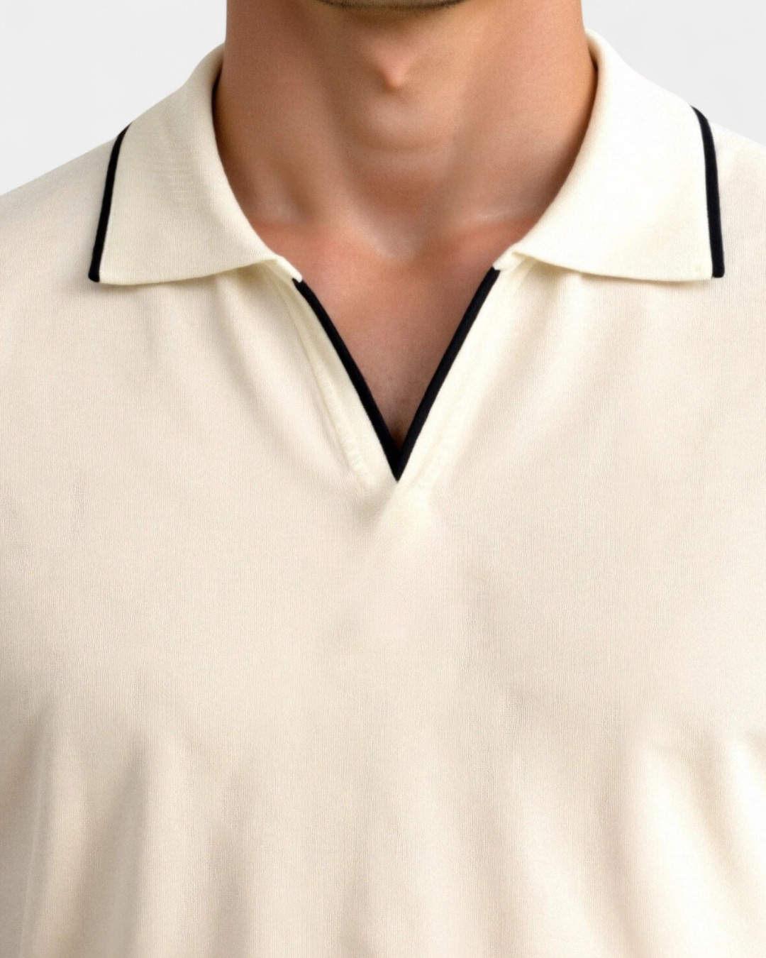 Refined Elegant Contrast Polo