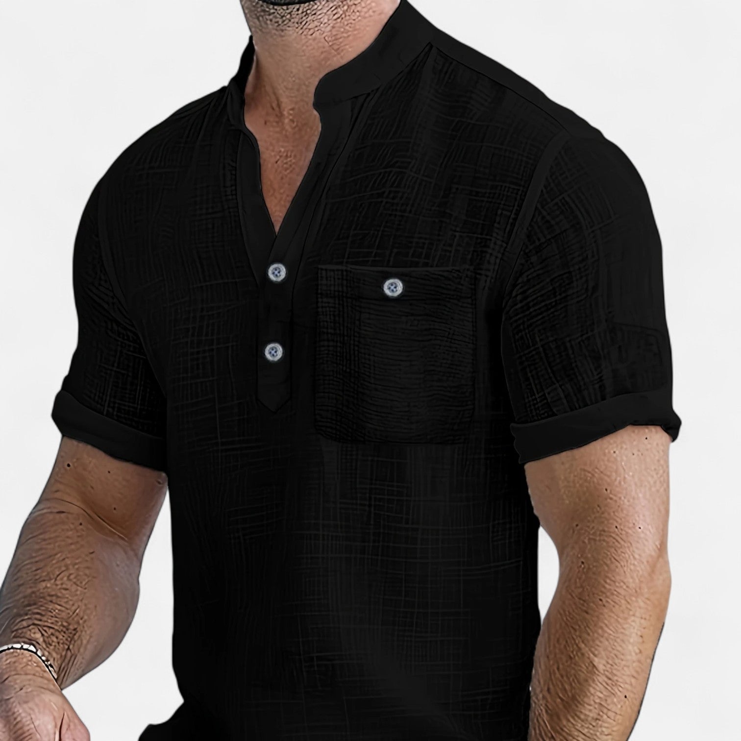 Dorevelle | Men’s Notch Collar Shirt