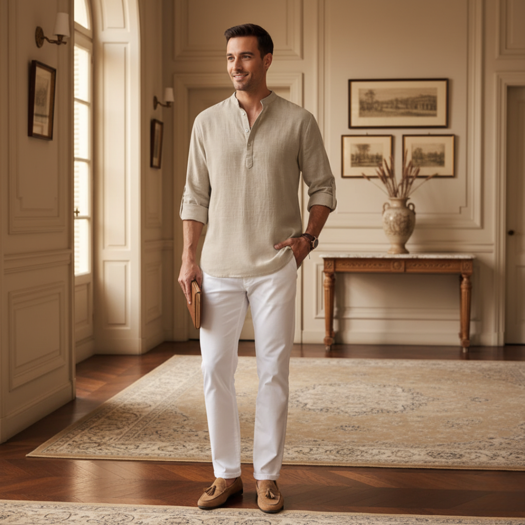 Camicia Uomo Traspirante Uso Giornaliero