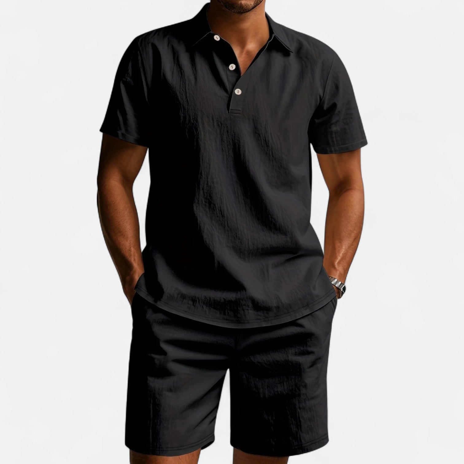 Dorevelle | Men’s Linen Set – Ivy League Tailored Ease