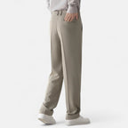Dorevelle | Men’s Wide-Leg Trousers – Autumn Draped Elegance