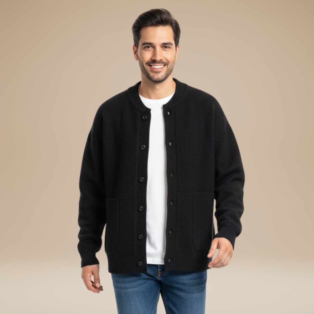 Cardigan Uomo Casual Uso Quotidiano