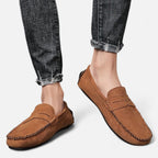 Dorevelle | Men's Leather Slip-On Loafers