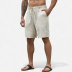 Dorevelle | Men’s Linen Blend Shorts – Riviera Resortwear