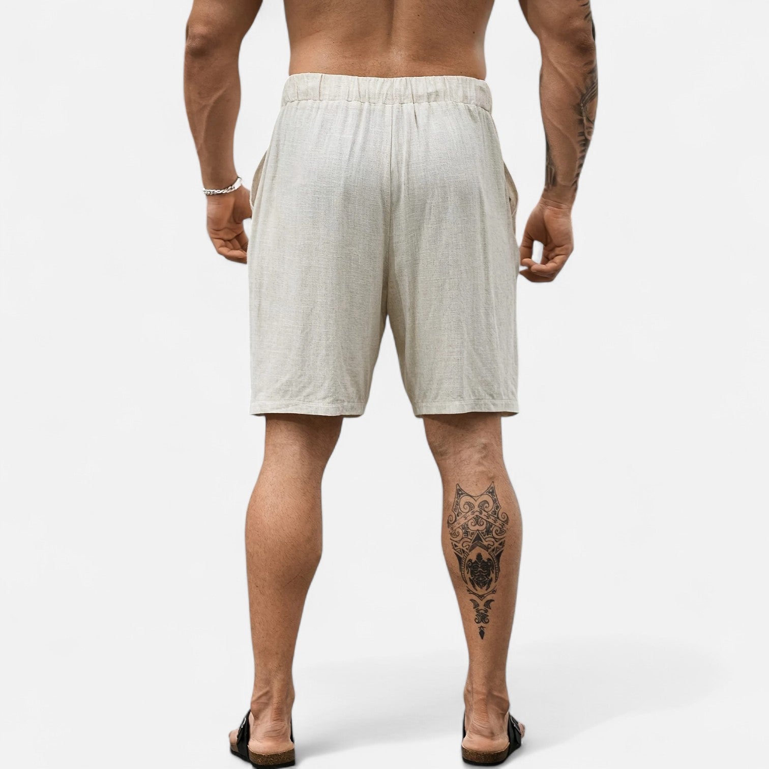 Dorevelle | Men’s Linen Blend Shorts – Riviera Resortwear