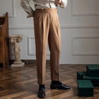 Men’s Formal High-Waisted Trousers