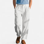 Dorevelle | Men’s Linen Trousers – Straight-Leg Business Classic