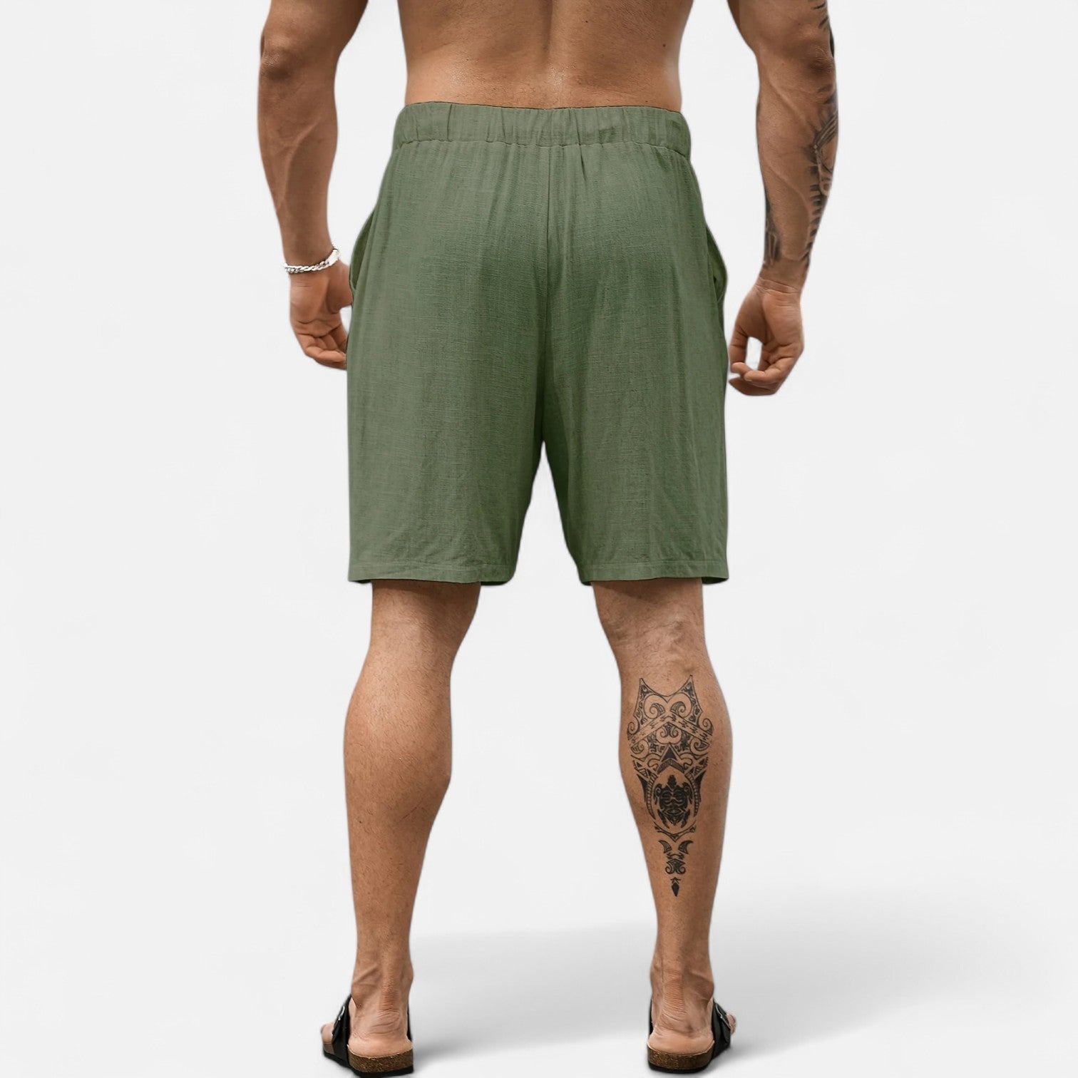 Dorevelle | Men’s Linen Blend Shorts – Riviera Resortwear
