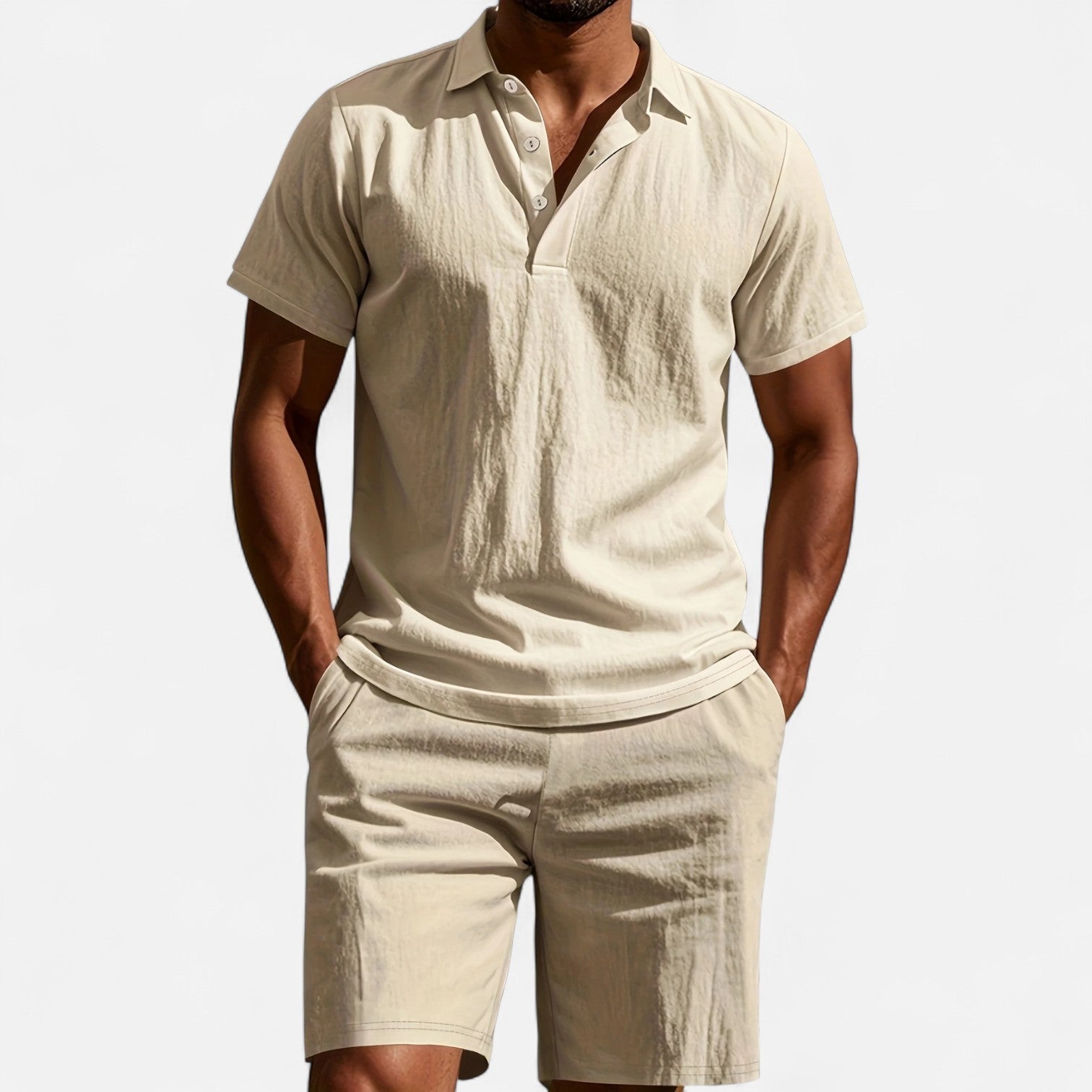 Dorevelle | Men’s Linen Set – Ivy League Tailored Ease