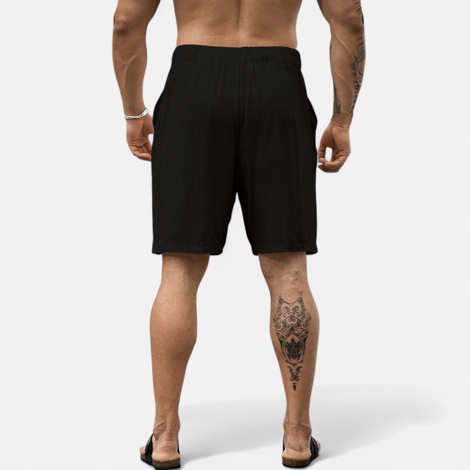 Dorevelle | Men’s Linen Blend Shorts – Riviera Resortwear