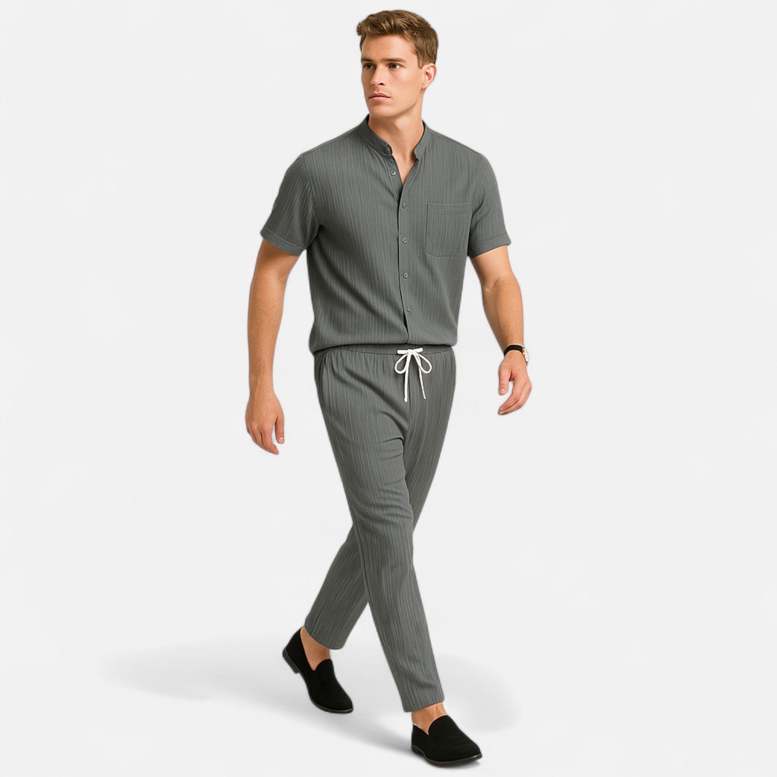Dorevelle | Men’s Shirt & Trouser Set – Riviera Ensemble
