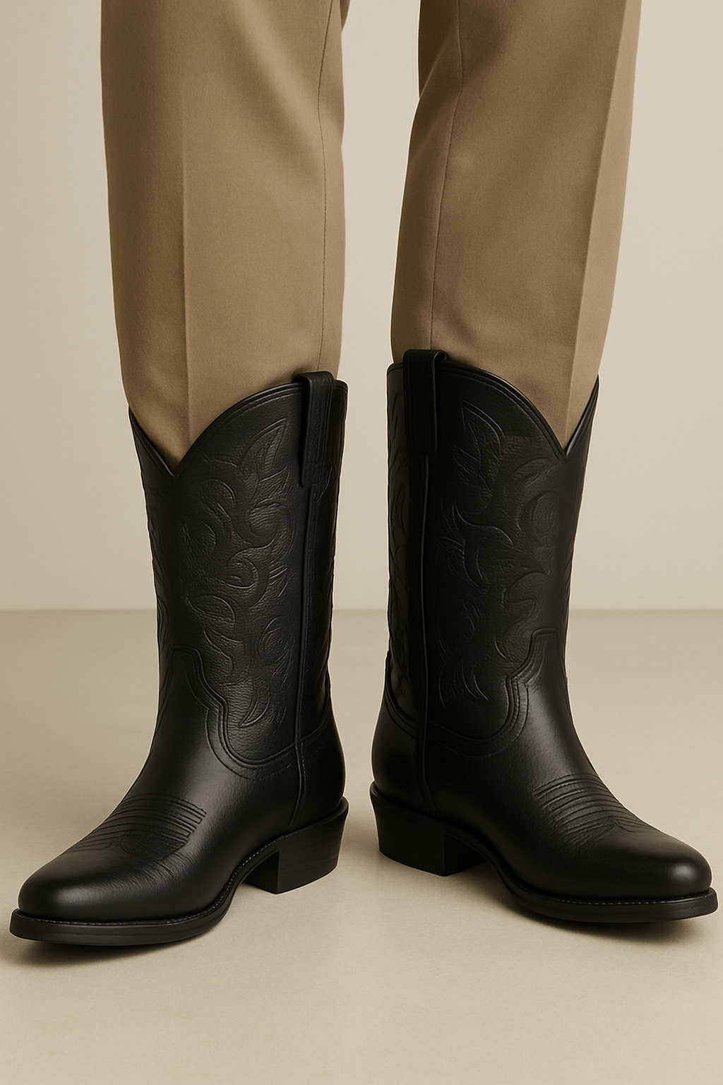 Romero Danyi | Leren cowboylaarzen voor heren