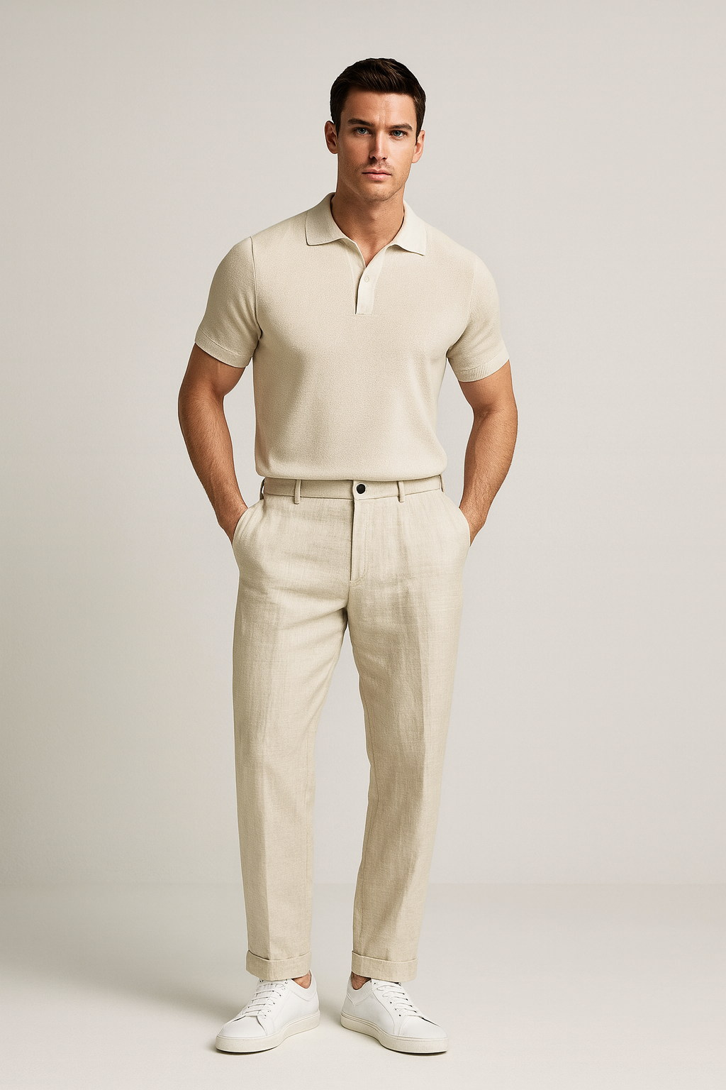 Men’s Stylish Linen Trousers – Lightweight