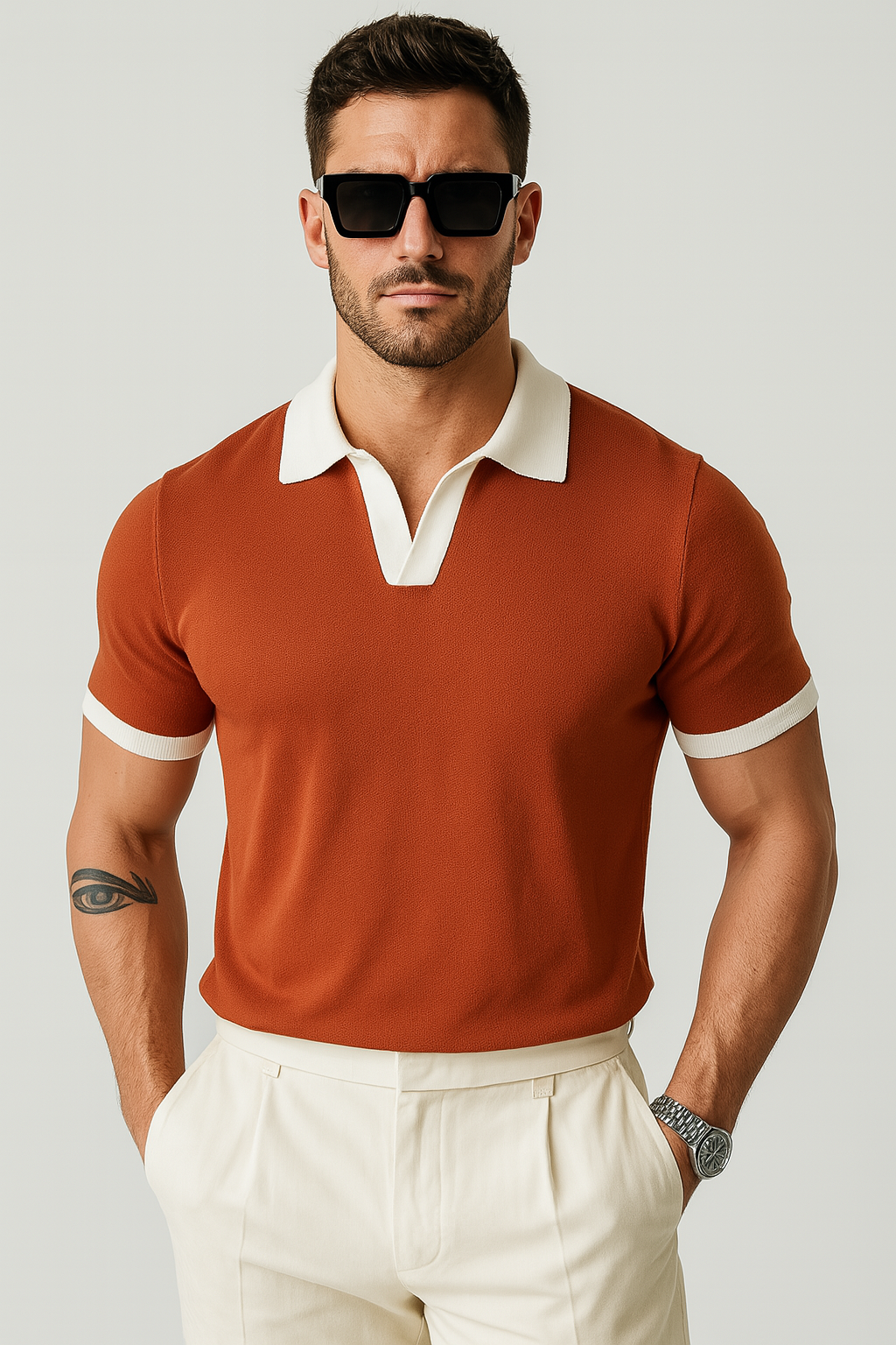 Men’s Elegant Casual Polo Shirt – Regular Fit