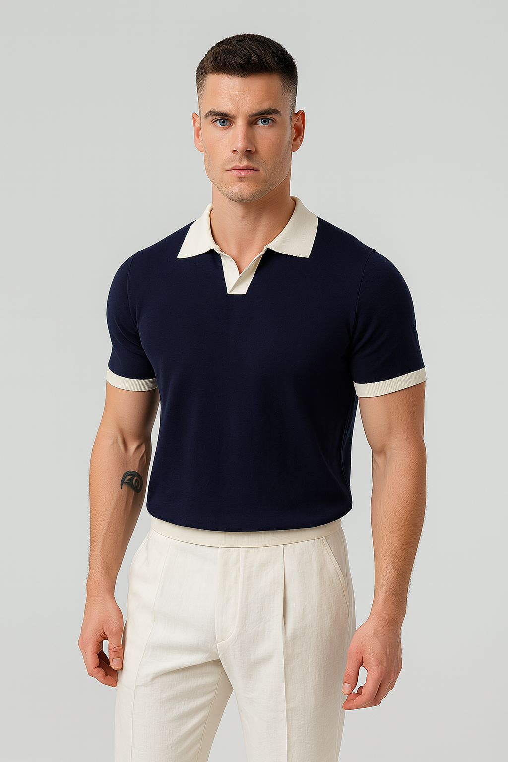 Men’s Elegant Casual Polo Shirt – Regular Fit