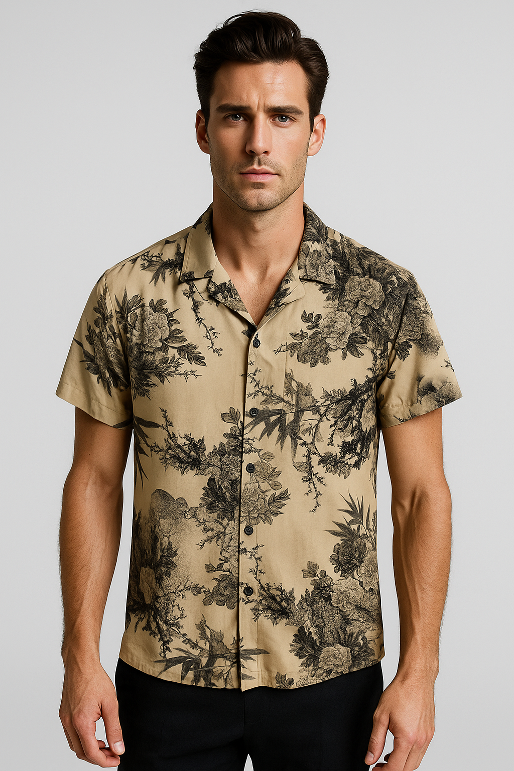 Men’s Vintage Short-Sleeve Shirt