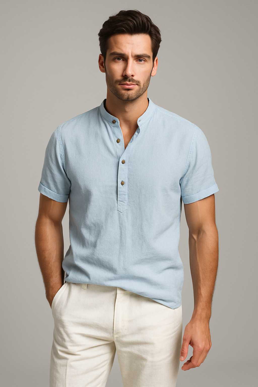 Men’s Relaxed Fit Summer Shirts – Short Sleeves
