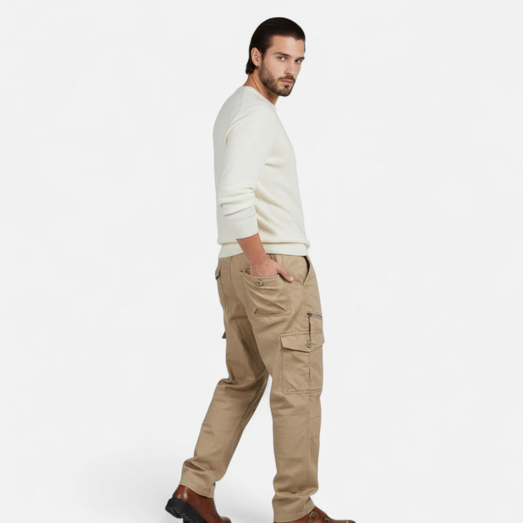 Dorevelle | Men’s Cargo Trousers – Autumn Military Cotton Style