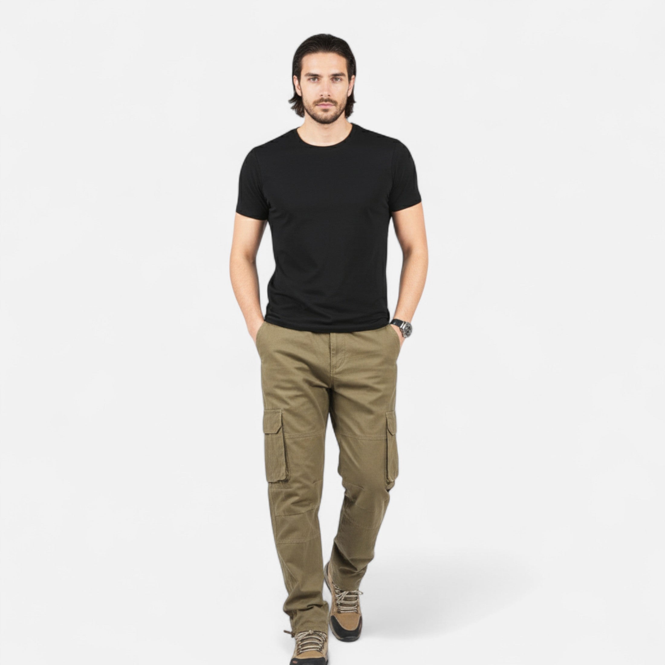 Dorevelle | Men’s Cargo Trousers – Cotton Military Heritage Style