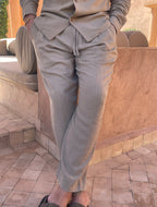 Linnen Co-ord Set voor Heren | Ademend & Elegant | Vakantie Chic Look