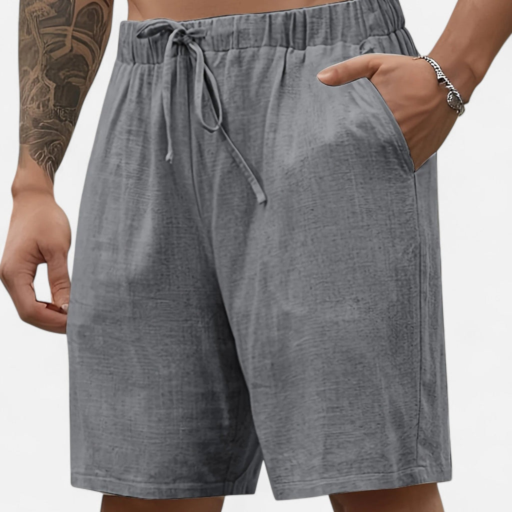 Dorevelle | Men’s Linen Blend Shorts – Riviera Resortwear
