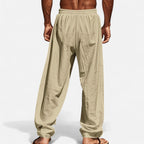Dorevelle | Men’s Relaxed Linen Autumn Pants – Riviera Ease