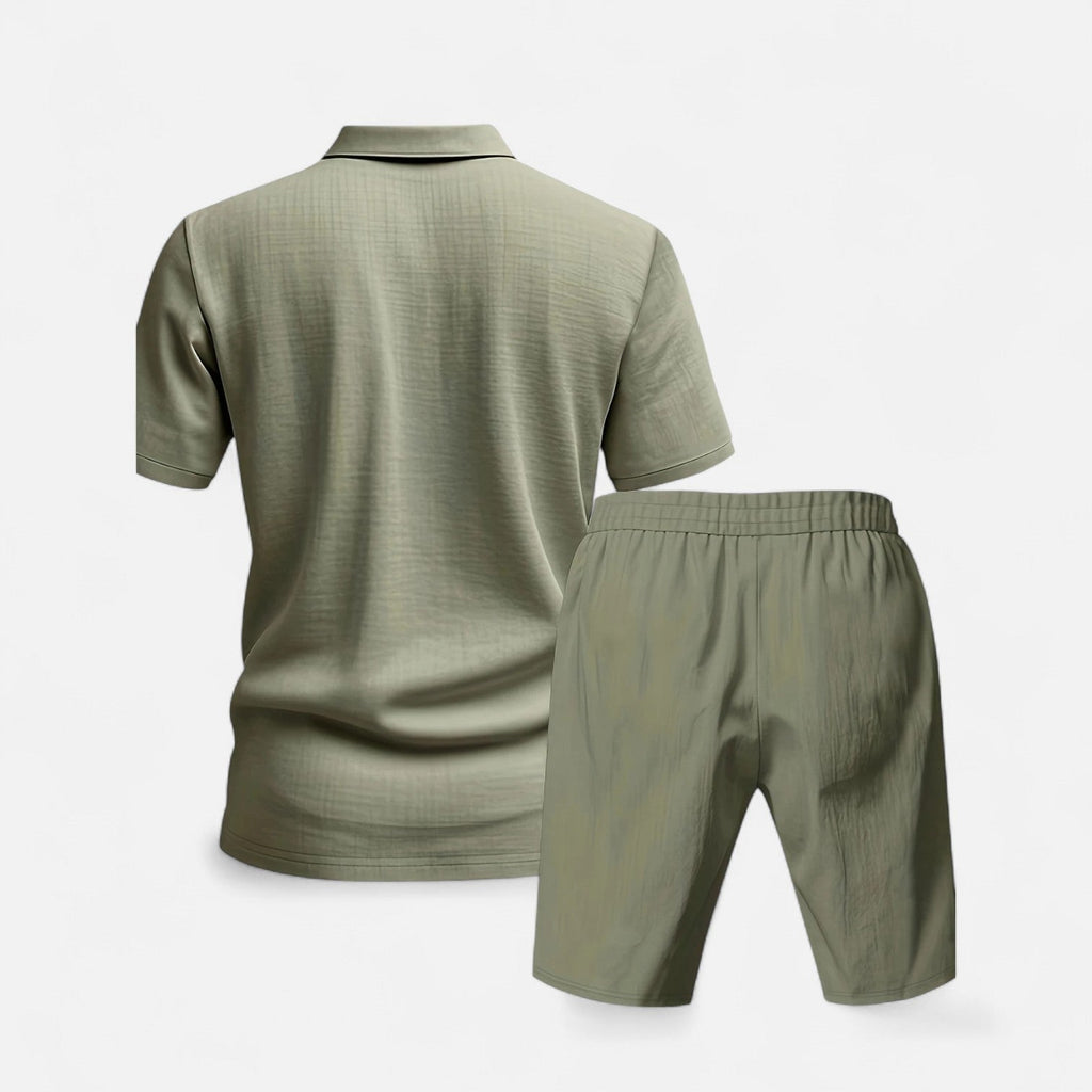 Dorevelle | Men’s Linen Set – Ivy League Tailored Ease