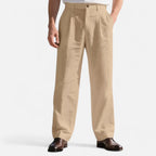 Dorevelle | Men’s Linen Trousers – Straight-Leg Business Classic