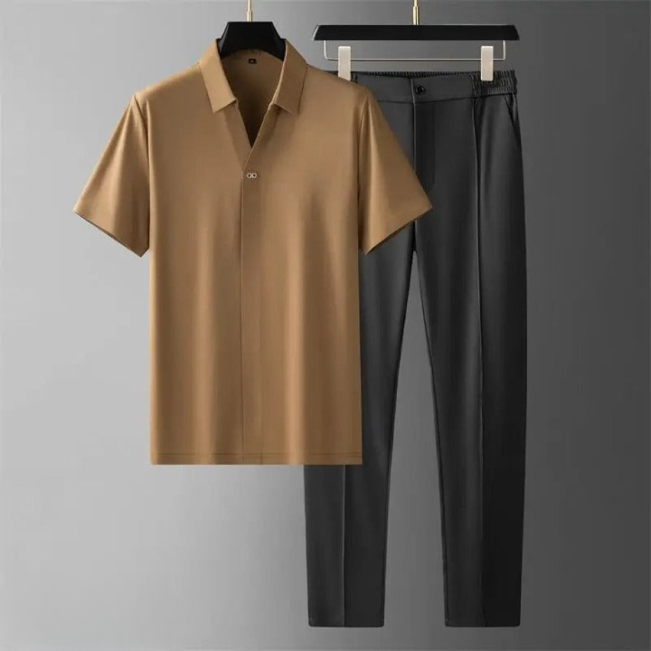 Luxury Set Two-Piece Polo and Trousers