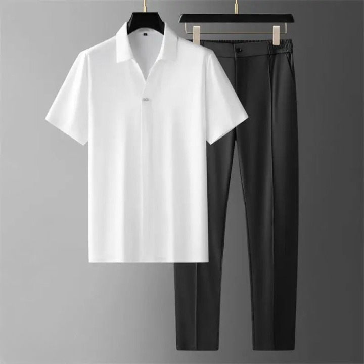 Luxury Set Two-Piece Polo and Trousers