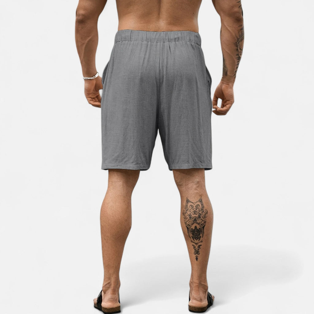Dorevelle | Men’s Linen Blend Shorts – Riviera Resortwear