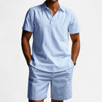 Dorevelle | Men’s Linen Set – Ivy League Tailored Ease