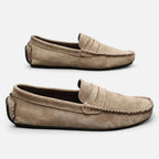Dorevelle | Men's Leather Slip-On Loafers