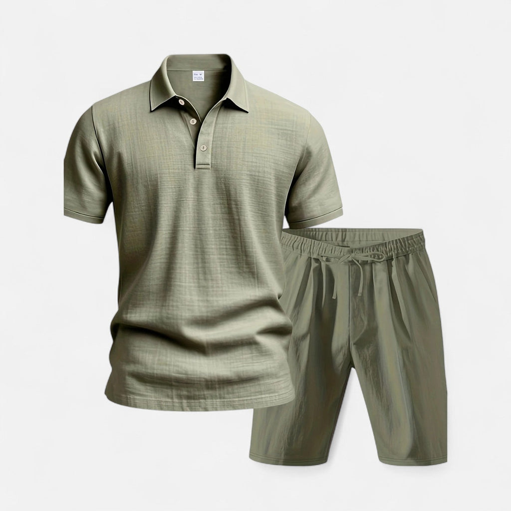 Dorevelle | Men’s Linen Set – Ivy League Tailored Ease