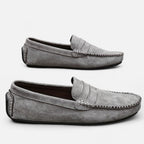 Dorevelle | Men's Leather Slip-On Loafers