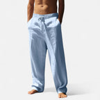 Dorevelle | Men’s Relaxed Linen Autumn Pants – Riviera Ease