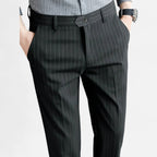 Dorevelle | Men’s Striped Trousers – Slim Business Elegance