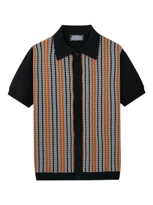 Nurozis | Men's Knitted Cuban Shirt