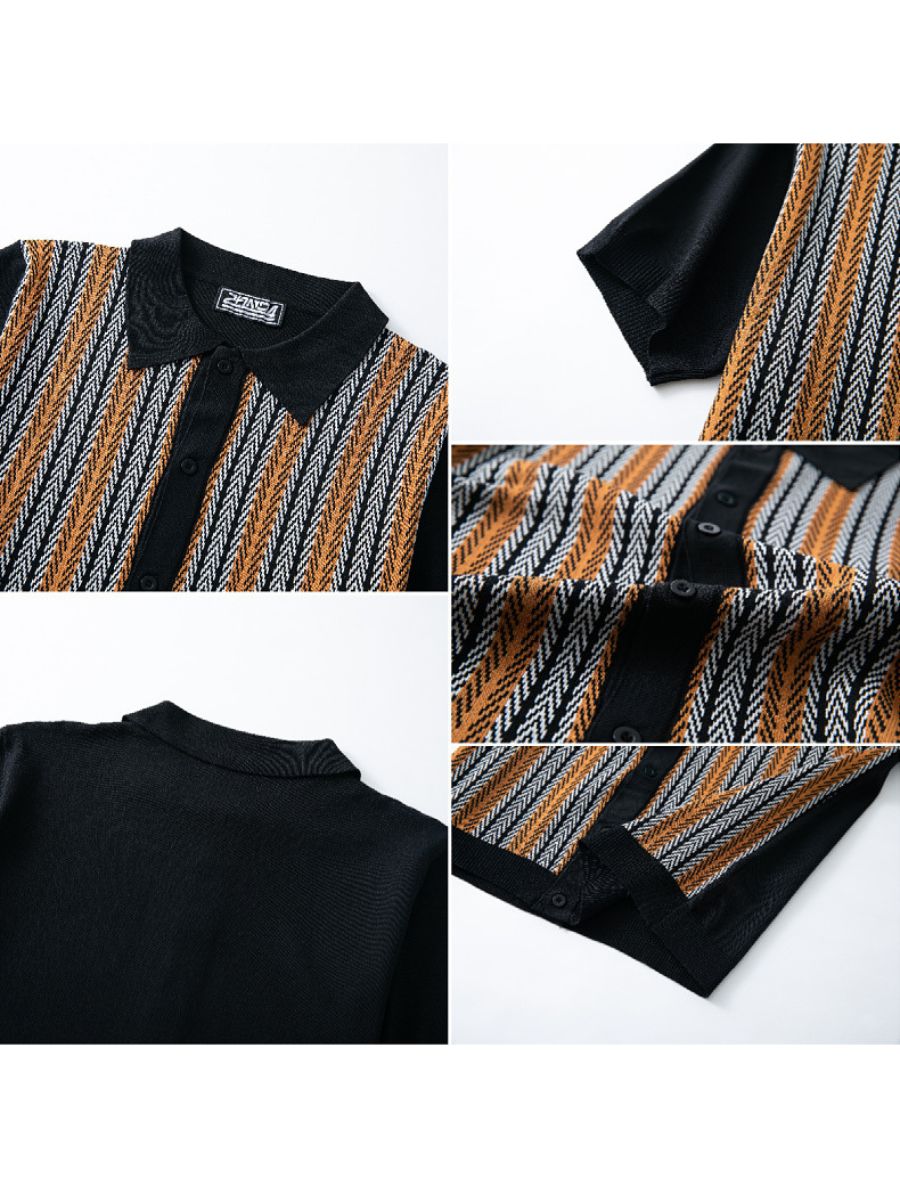 Nurozis | Men's Knitted Cuban Shirt